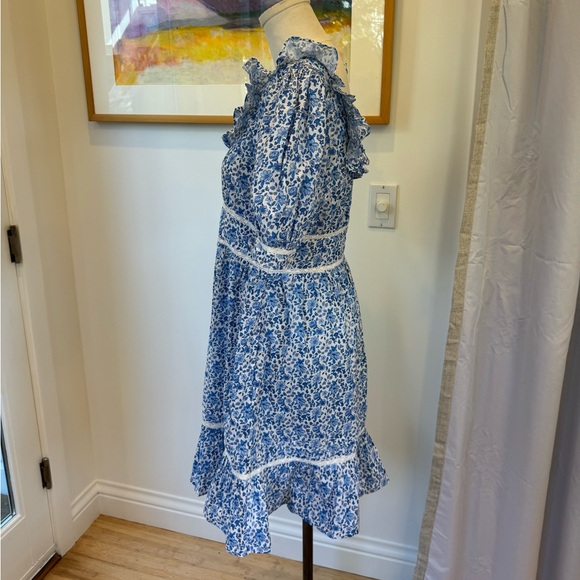 Pink City Prints Annie Mini Dress - Sky Rose - Picture 8 of 13